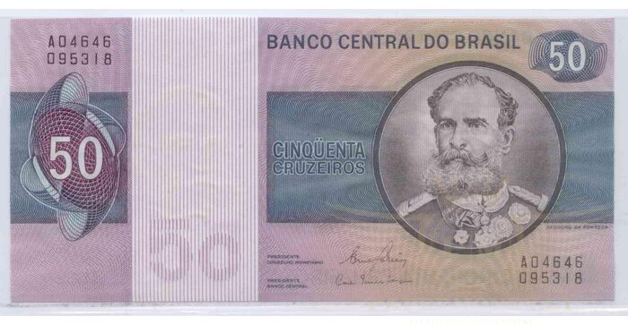 Brazilija 1970 50 cruseiros UNC