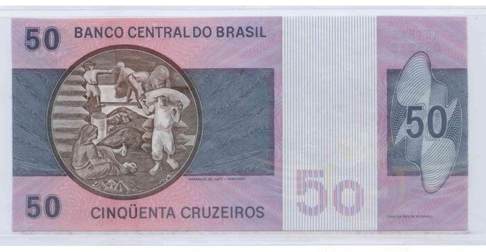 Brazilija 1970 50 cruseiros UNC