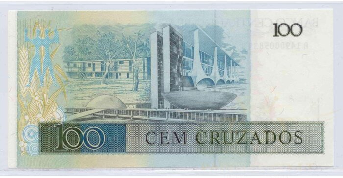 Brazilija 1986 100 crusados UNC