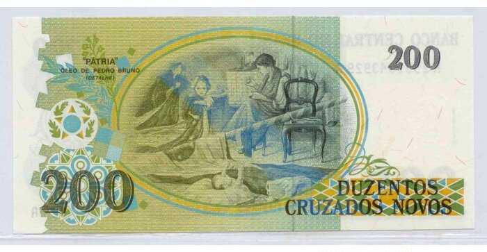 Brazilija 1990 200 crusados novos UNC