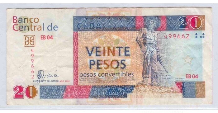 Kuba 2006 20 pesos VF