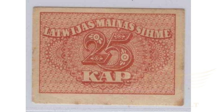 Latvija 1920 25 kap XF