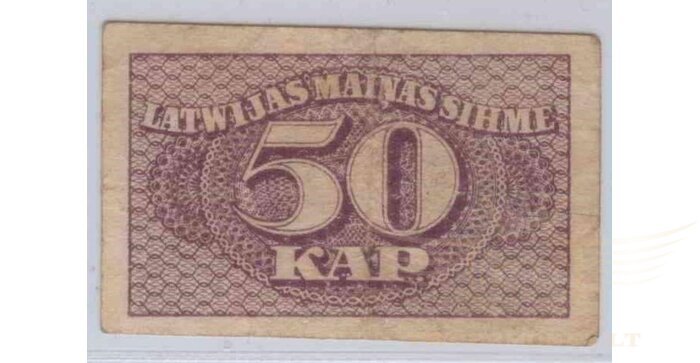 Latvija 1920 50 kap VF