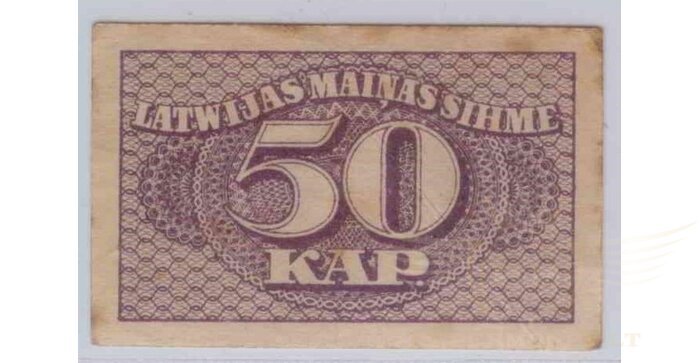 Latvija 1920 50 kap VF