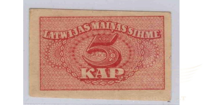 Latvija 1920 5 kap XF