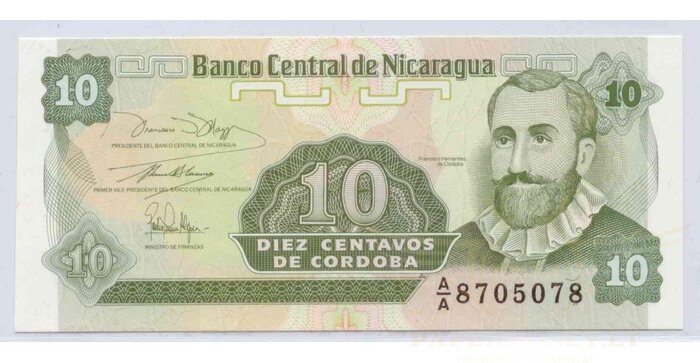 Nicaragua 1991 10 centavos UNC
