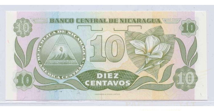 Nicaragua 1991 10 centavos UNC