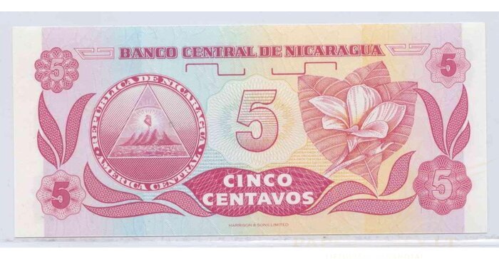 Nicaragua 1991 5 centavos UNC